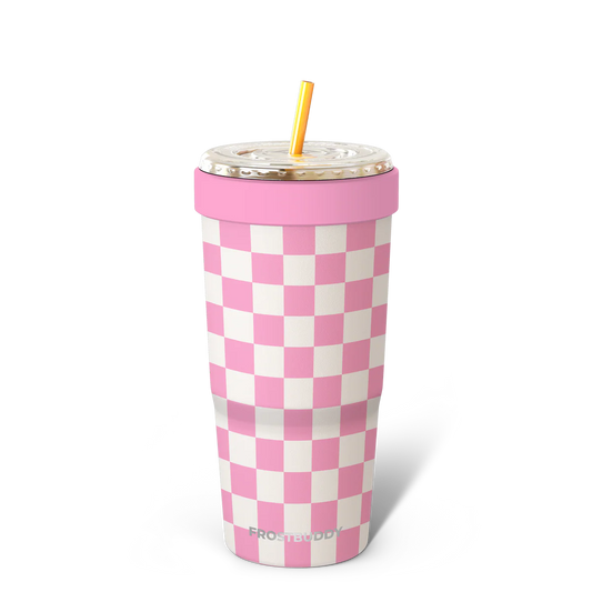 To-Go Buddy | Pink Checkered
