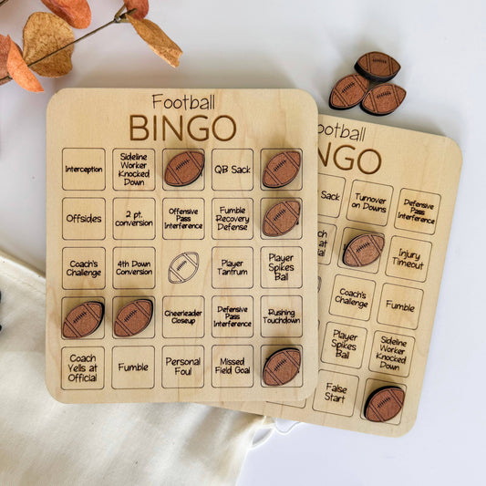 Football Bingo Game: Set of 2