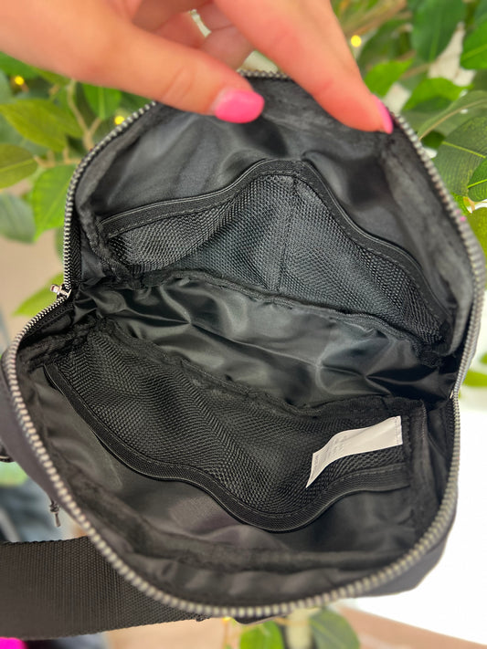 Belt Bag, Black EXTENDED STRAP