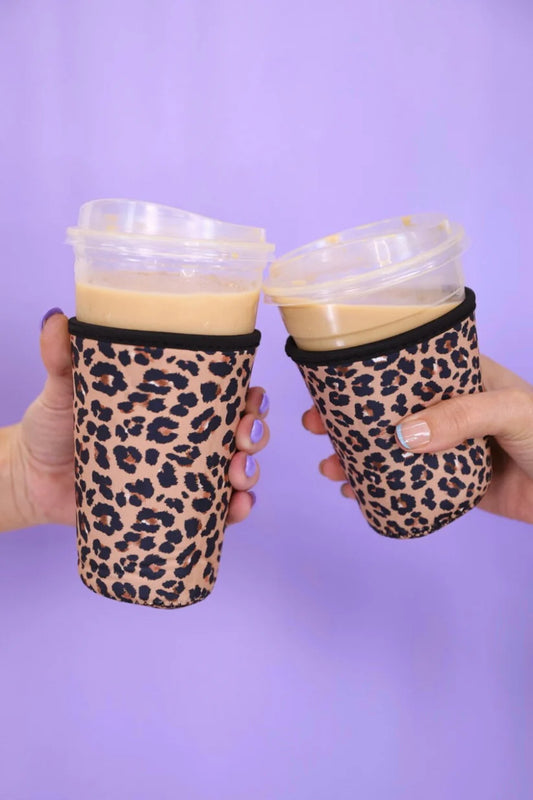 Leopard Drink Sleeve, 22-24oz