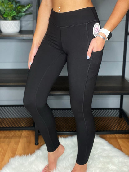 Athletic Pocket Leggings – Two Sisters Boutique