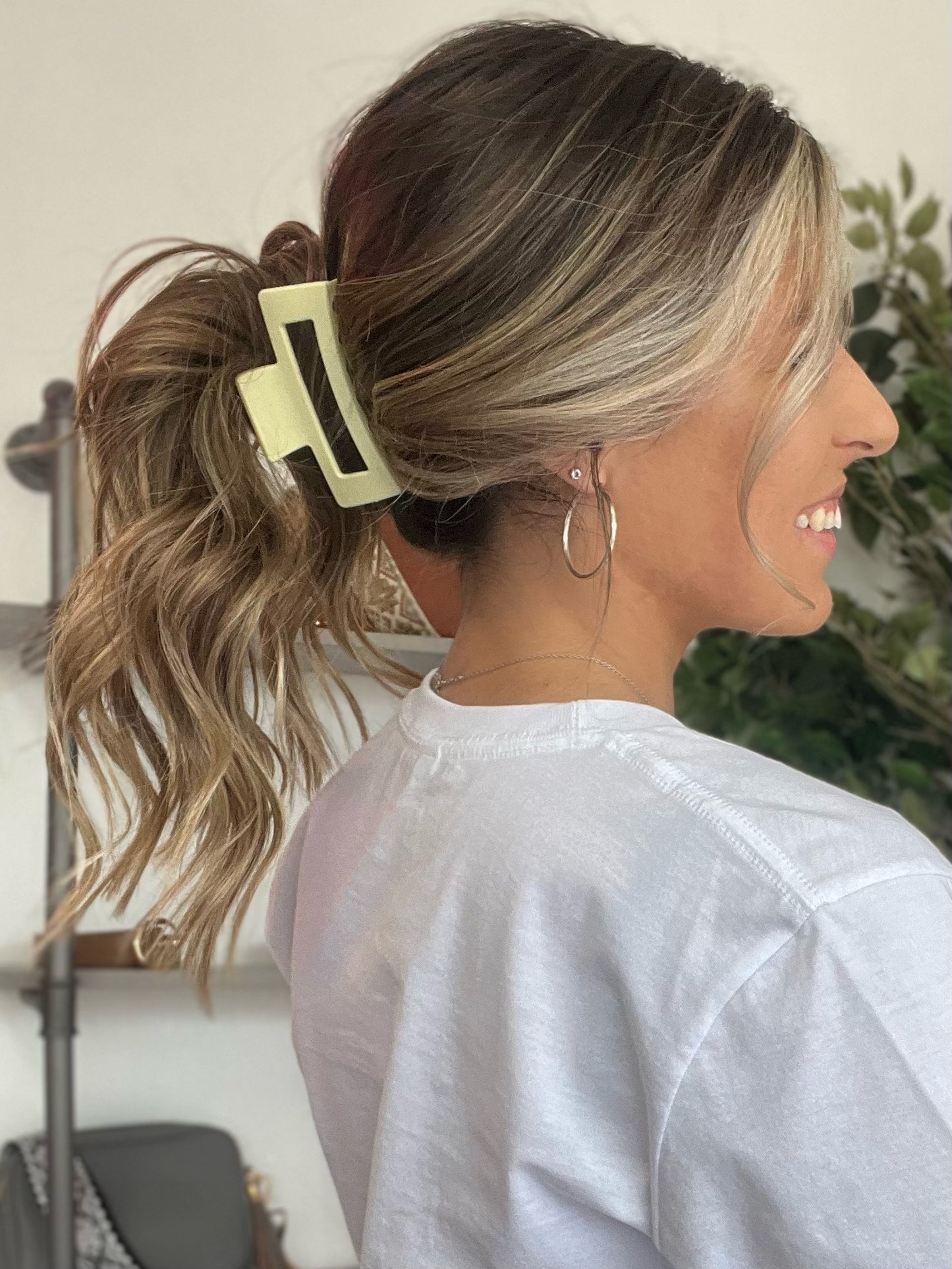 Effortless Hair Clip, Yellow