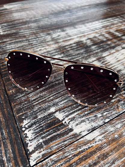 Hollywood Sunglasses, Brown Ombre